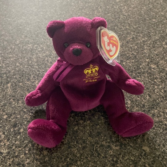 Ty Other - Ty Beanie Babies Queen UK Exclusive Majestic Teddy Bear Rare Vintage Collectible